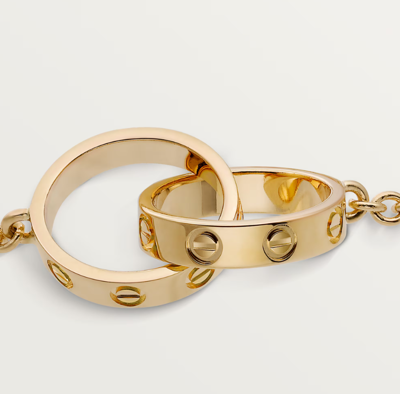 18K Double Ring Bracelet