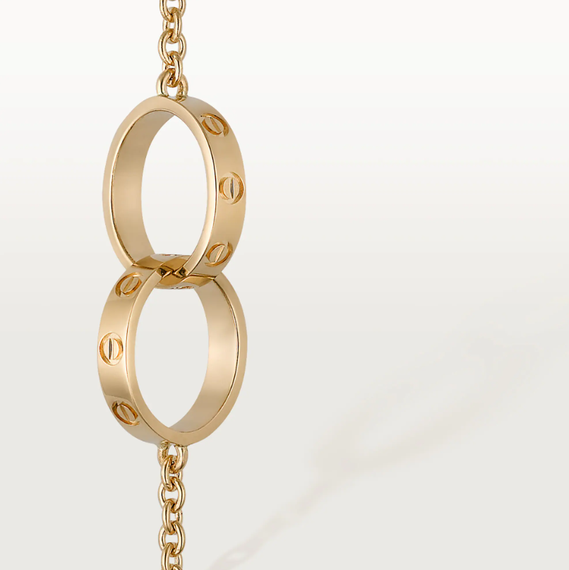 18K Double Ring Bracelet