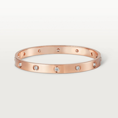 18K Ten Diamonds Love Bracelet